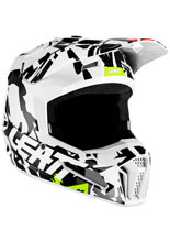 Kask dziecięcy enduro Leatt Moto 3.5 V23 Zebra