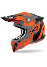 Kask enduro Airoh Strycker Xxx pomarańczowo-szaro-czarny