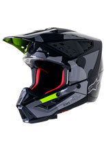 Kask enduro Alpinestars MX Supertech M5 Rover czarno-żółto-szary