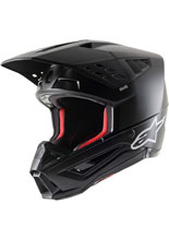 Kask enduro Alpinestars MX Supertech M5 Solid czarny