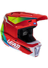 Kask enduro Leatt Moto 2.5 V25 czerwono-niebiesko-żółty