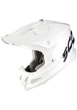 Kask enduro Scorpion VX-22 Air Solid biały połysk