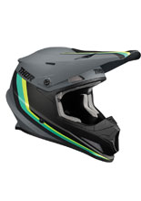 Kask enduro Thor Sector Runner MIPS szaro-zielony mat