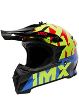 Kask enduro iMX FMX-02 Gloss Graphic czarno-żółto-niebieski