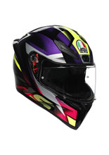 Kask integralny AGV K1 S Fastlap czarno-fioletowo-różowy