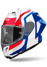 Kask integralny Airoh Gp 800 Competition biało-niebiesko-czerwony