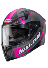 Kask integralny Caberg Avalon X Optic czarno-szaro-różowy