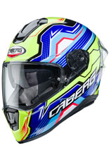 Kask integralny Caberg Drift Evo LB29 niebiesko-żółty-fluo