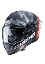 Kask integralny Caberg Drift Evo Storm czarno-czerwony matowy