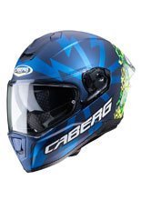 Kask integralny Caberg Drift Evo Storm niebiesko-żółty matowy