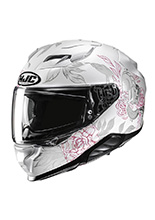 Kask integralny HJC F71 Eliz biało-różowy