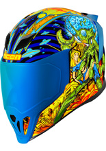 Kask integralny Icon Airflite Bugoid Blitz niebieski