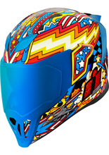 Kask integralny Icon Airflite Flyboy niebieski