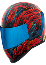 Kask integralny Icon Airform Fever Dream czerwono-niebieski