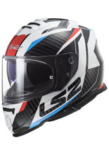 Kask integralny LS2 FF800 Storm II Racer czarno-niebiesko-czerwony