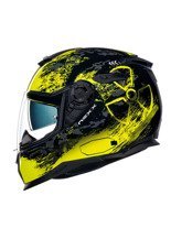 Kask integralny Nexx SX.100 Toxic czarno-neonowy