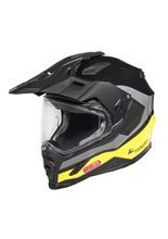 Kask integralny Touratech Aventuro Carbon 2 czarno-szaro-żółty