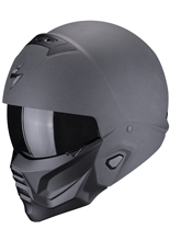 Kask modułowy Scorpion Exo-Combat II Graphite szary