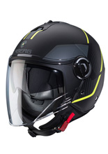 Kask otwarty Caberg Riviera V4 X Geo czarno-żółto-szary