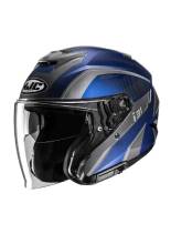 Kask otwarty HJC i31 Reno niebiesko-szary