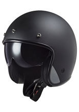 Kask otwarty LS2 OF601 Bob II Solid czarny matowy