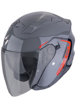 Kask otwarty Scorpion Exo-230 Cit-E szaro-czerwony