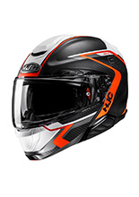 Kask szczękowy HJC RPHA 91 Carbon Lagos czarno-czerwony