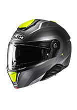 Kask szczękowy HJC i91 Arven szaro-żółty