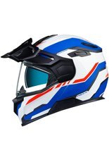 Kask szczękowy Nexx X.Vilijord Continental biało-niebieski