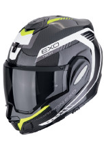 Kask szczękowy Scorpion Exo-Tech Evo Carbon Cosy czarno-żółty