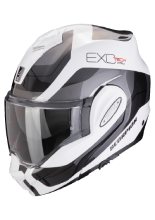 Kask szczękowy Scorpion Exo-Tech Evo Pro Commuta biało-szary