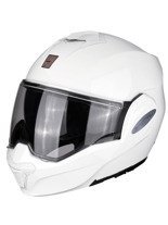 Kask szczękowy Scorpion Exo-Tech Evo Solid biały połysk