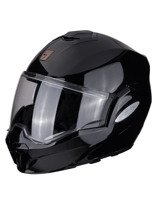 Kask szczękowy Scorpion Exo-Tech Evo Solid czarny połysk