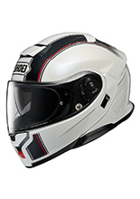 Kask szczękowy Shoei Neotec 3 Satori TC-6 biało-czarny