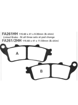 Klocki hamulcowe EBC FA261HH 115.6 x 41 x 8.3mm na przód