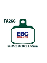 Klocki hamulcowe EBC FA266 54.05 x 50.90 x 7.5mm na tył.