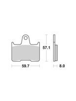 Klocki hamulcowe SBS 715 LS