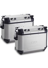 Komplet 2 kufrów bocznych aluminiowych Givi Trekker Outback  [pojemność: 2 x 37L]