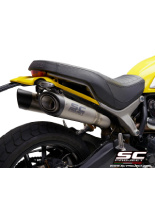 Komplet dwóch tłumików SC-Project S1 Titanium + Carbon (Slip on) - Ducati Scrambler 1100 [18-19]