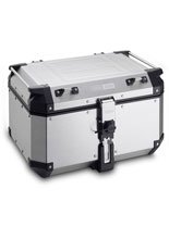 Kufer centralny aluminiowy Givi Trekker OUTBACK Srebrny (58 litrów- 2 kaski)