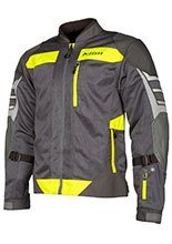 Kurtka motocyklowa tekstylna Klim Induction Pro szaro-fluo żółta