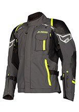 Kurtka motocyklowa tekstylna Klim Kodiak szaro-fluo żółta