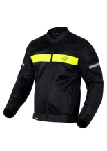 Kurtka motocyklowa tekstylna Ozone Dart czarny-fluo