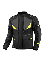 Kurtka motocyklowa tekstylna Shima Runner czarno-fluo