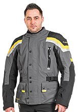 Kurtka motocyklowa tekstylna Touratech Companero Weather Traveller szara