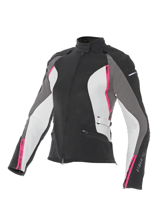 Kurtka motocyklowa tekstylna damska Dainese Arya Tex Lady czarno-szara