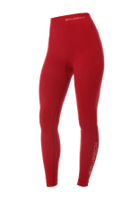 Legginsy termoaktywne damskie BRUBECK Extreme Thermo bordowe