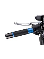 Manetki PUIG Hi-Tech Ascent do kierownic 22 mm (niebieskie)