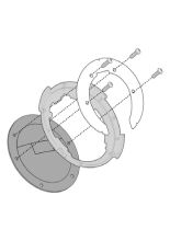 Mocowanie do tankbagów Kappa Tanklock, TanklockED Kawasaki Z 750 (03-06)