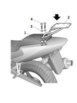 Mocowanie kufra centralnego Shad do Honda CBR 600F (01-08)